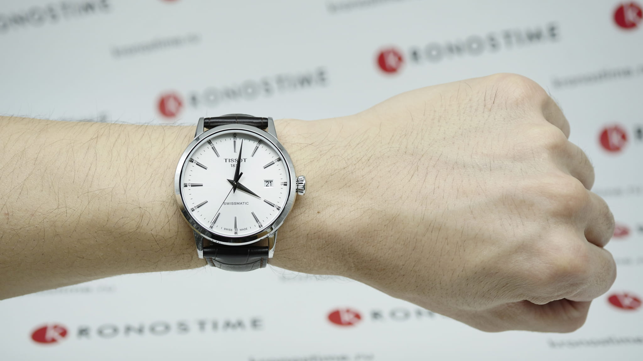 Tissot Tissot Classic Dream Swissmatic T129.407.16.031.00 T1294071603100 оригинальные мужские часы в комплекте с коробкой